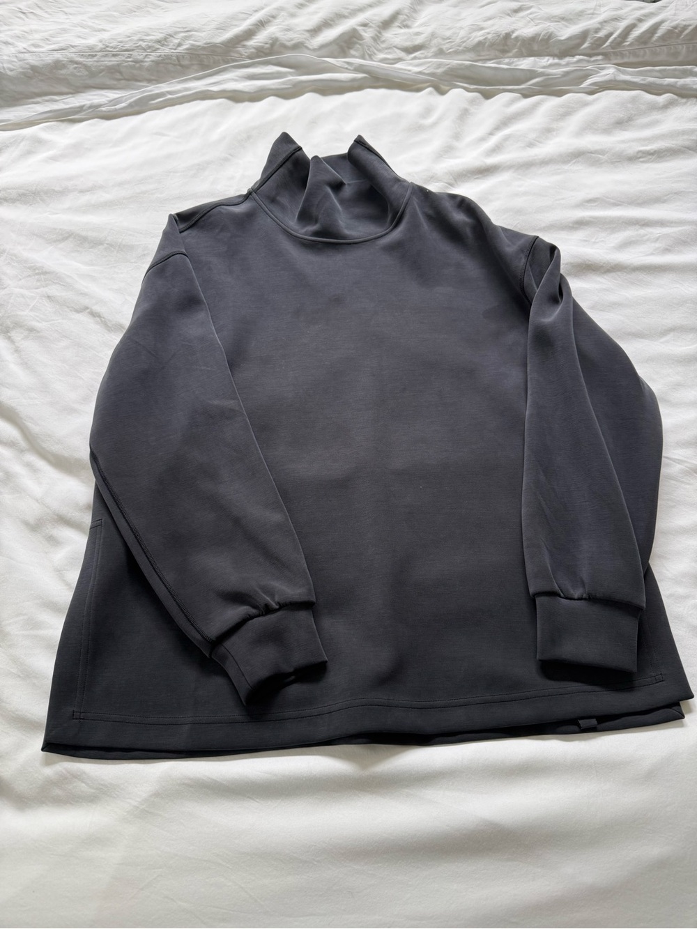 Lululemon athletica softstreme funnel neck long pullover